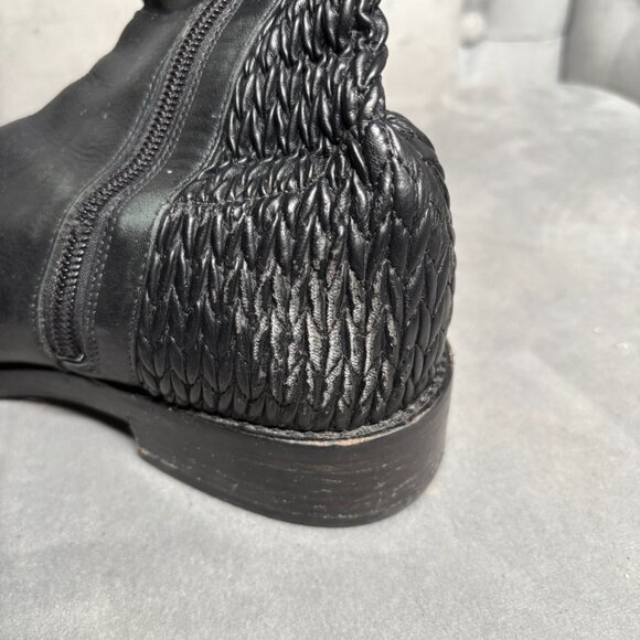 Cole Haan Black Leather & Stretch Riding Boots – Women’s Size 7.5 - Picture 14 of 14